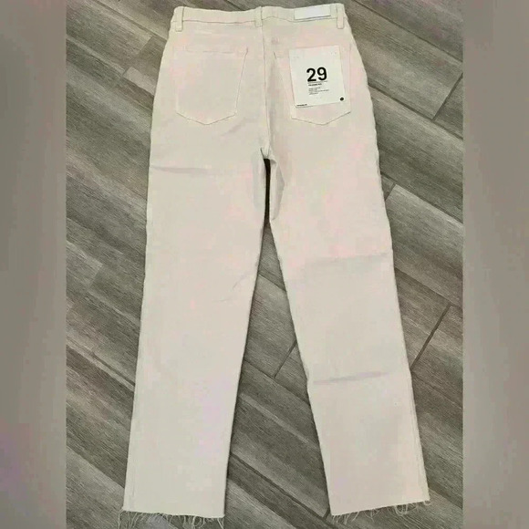 NWT- RE/DONE 70s stove pipe jean, size 29, off white - Picture 5 of 7
